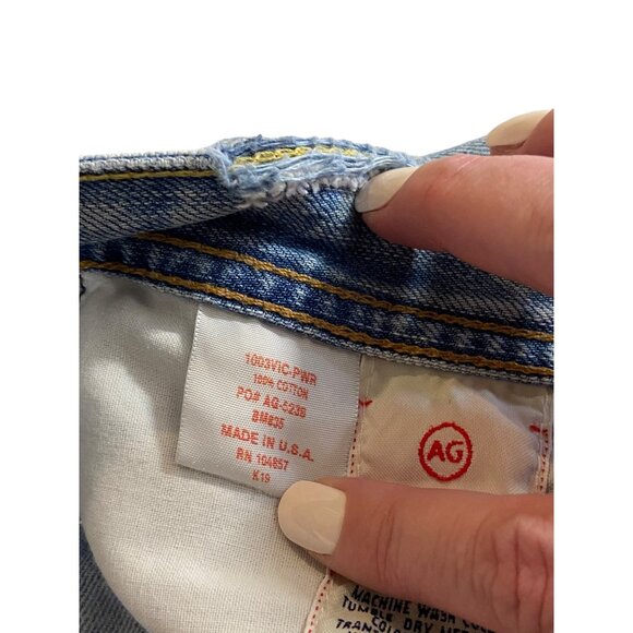 AG Jeans Fillmore Straight Leg Jeans Blue Size 33 x 34 - Picture 5 of 16